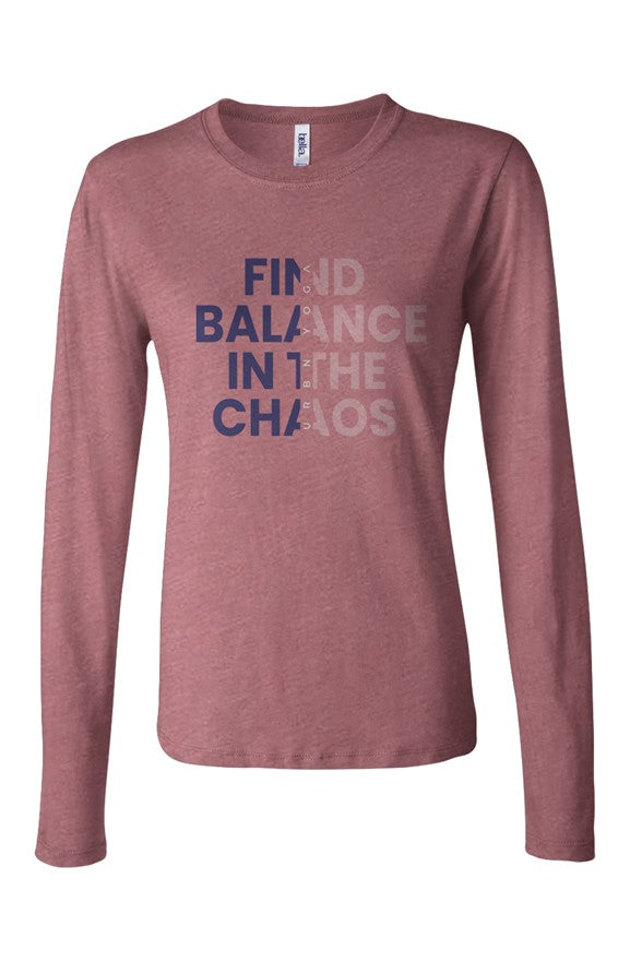 Find the Balance - Women’s Jersey Long Sleeve Tee