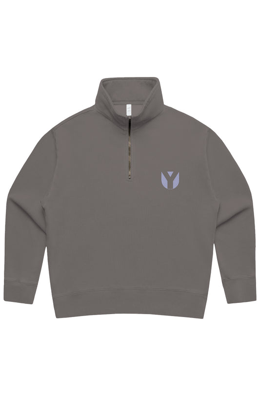 Womens Faded Half Zip
