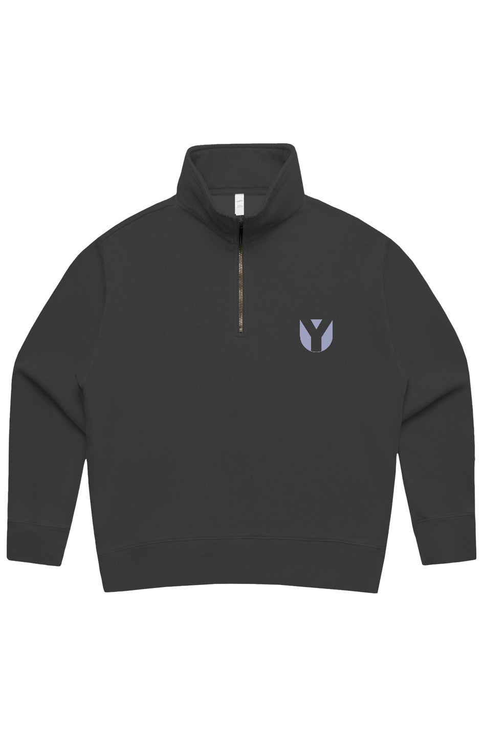 URBN Yoga Logo - Womens Faded Half Zip