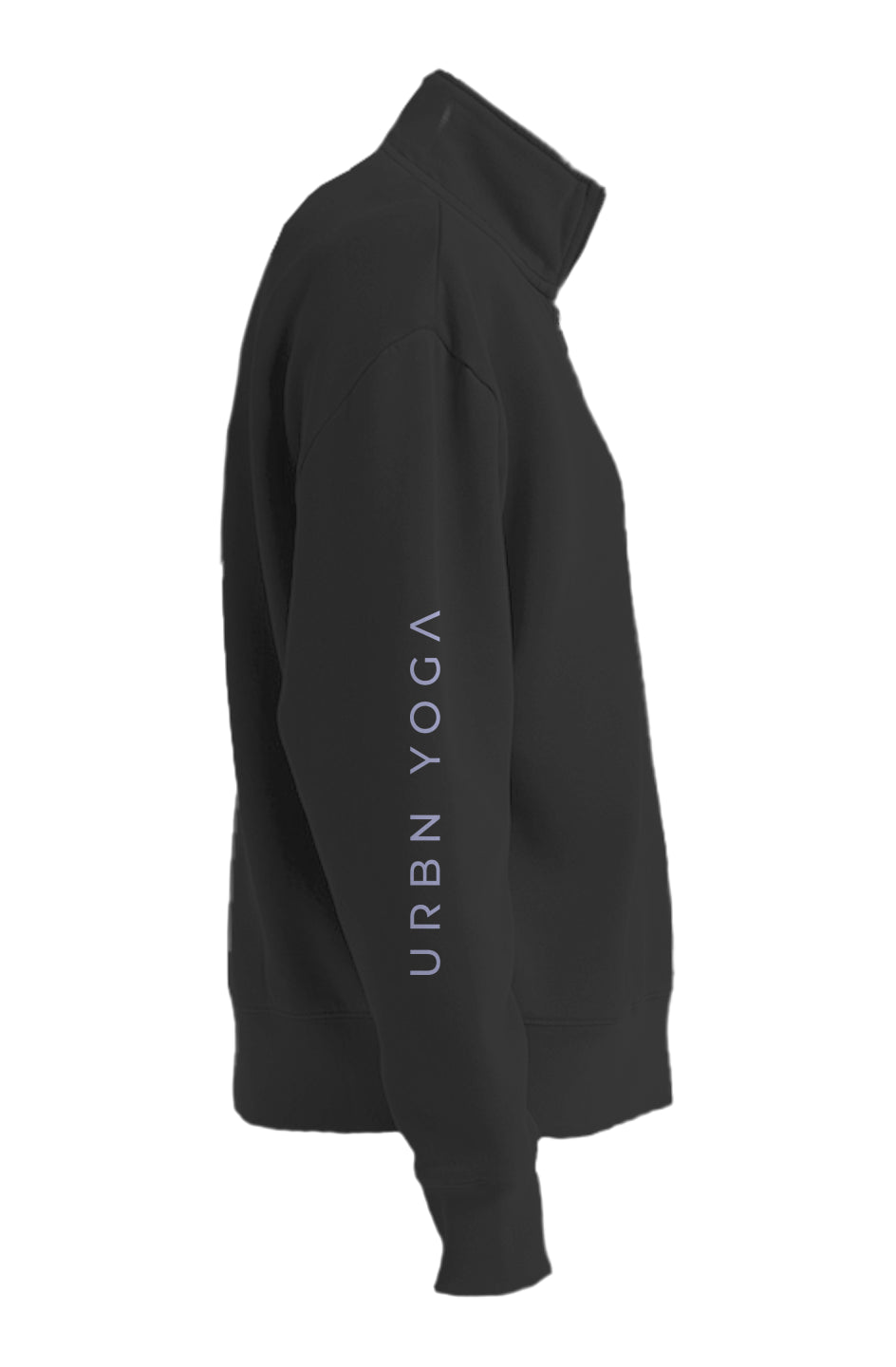 URBN Yoga Logo - Womens Faded Half Zip