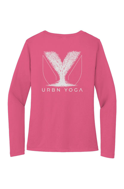 Sport-Tek Ladies Long Sleeve Tee (White)
