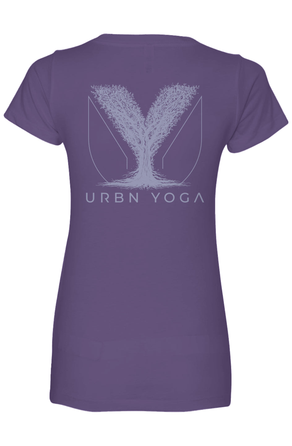 Short Sleeve V-Neck (plum)